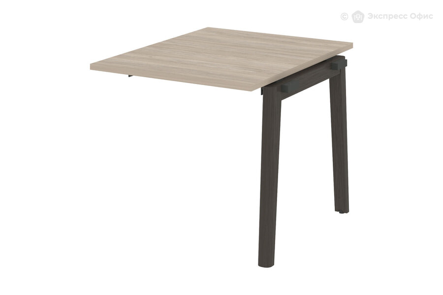  Элемент стола для переговоров проходной наборный на деревянных опорах Onix wood OW.NPRG-0 Дуб Аттик/Дуб темный - фото товара 1 из 1