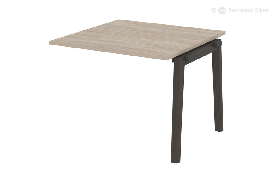  Элемент стола для переговоров проходной наборный на деревянных опорах Onix wood OW.NPRG-1 Дуб Аттик/Дуб темный - фото товара 1 из 1