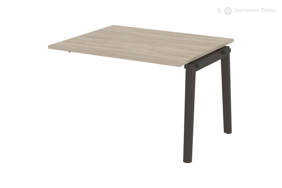  Элемент стола для переговоров проходной наборный на деревянных опорах Onix wood OW.NPRG-2 Дуб Аттик/Дуб темный - фото товара 1 из 1