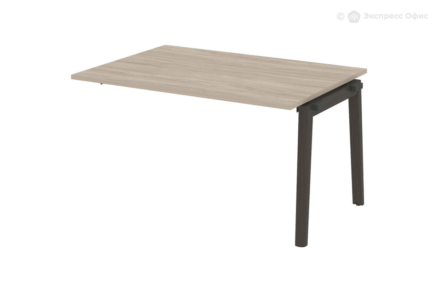  Элемент стола для переговоров проходной наборный на деревянных опорах Onix wood OW.NPRG-3 Дуб Аттик/Дуб темный - фото товара 1 из 1