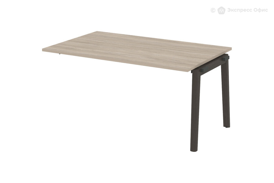  Элемент стола для переговоров проходной наборный на деревянных опорах Onix wood OW.NPRG-4 Дуб Аттик/Дуб темный - фото товара 1 из 1