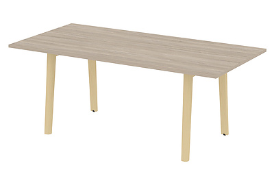 Стол для переговоров на деревянных опорах Onix wood direct OW.PRG-19 - фото товара 1 из 3