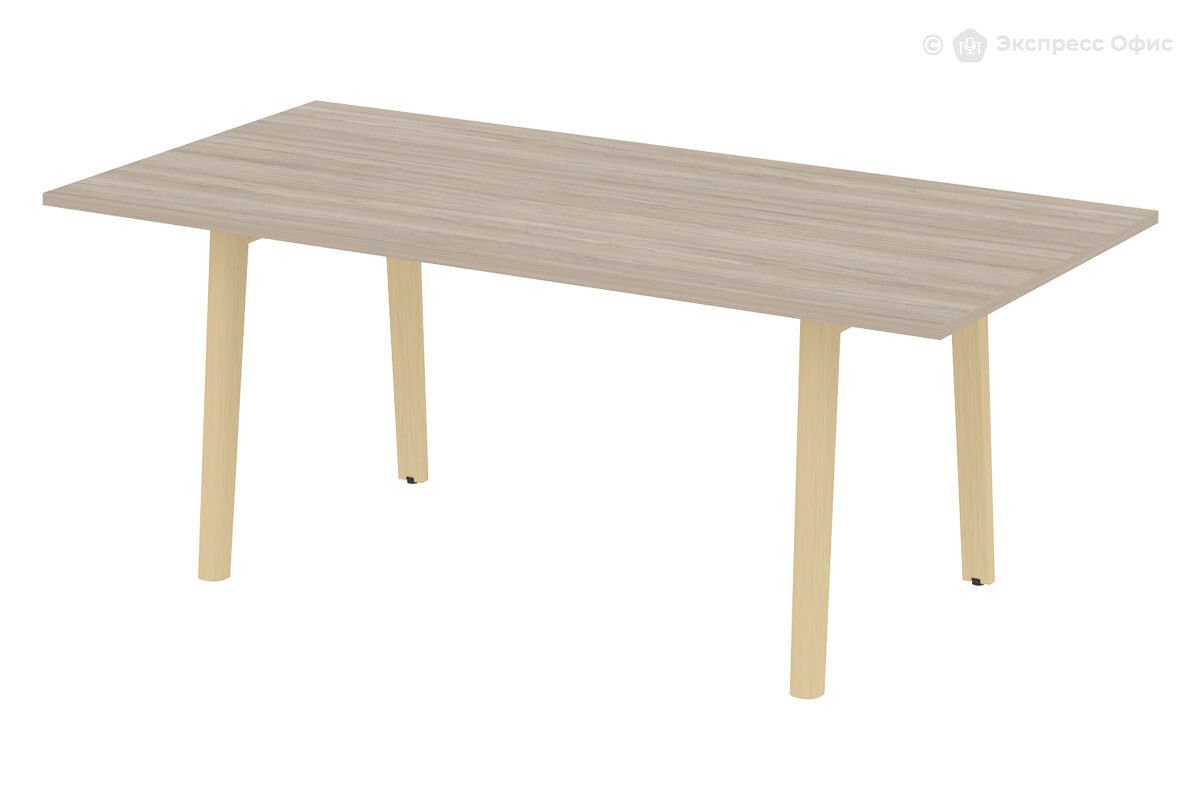 Стол для переговоров на деревянных опорах Onix wood direct OW.PRG-19 - фото товара 1 из 4