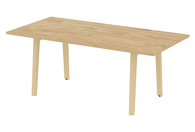 Стол для переговоров на деревянных опорах Onix wood direct OW.PRG-19 - фото товара 1 из 3