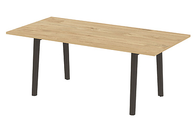 Стол для переговоров на деревянных опорах Onix wood direct OW.PRG-19 - фото товара 1 из 3