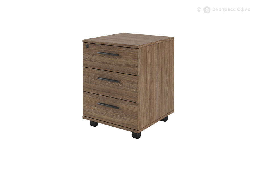  Тумба для документов мобильная (3 ящика) Asti AST33930304 Дуб - фото товара 1 из 1