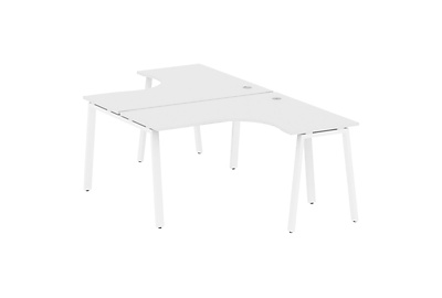 Стол-бенч двойной криволинейный Metal system style БА.РАС-СА-2.3 - фото товара 1 из 3