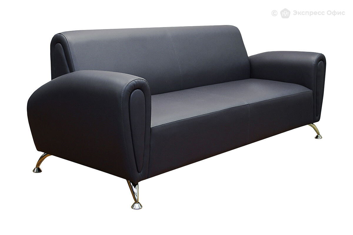 Диван офисный трехместный Клерк 11 kle11-d3-b - фото товара 1 из 2