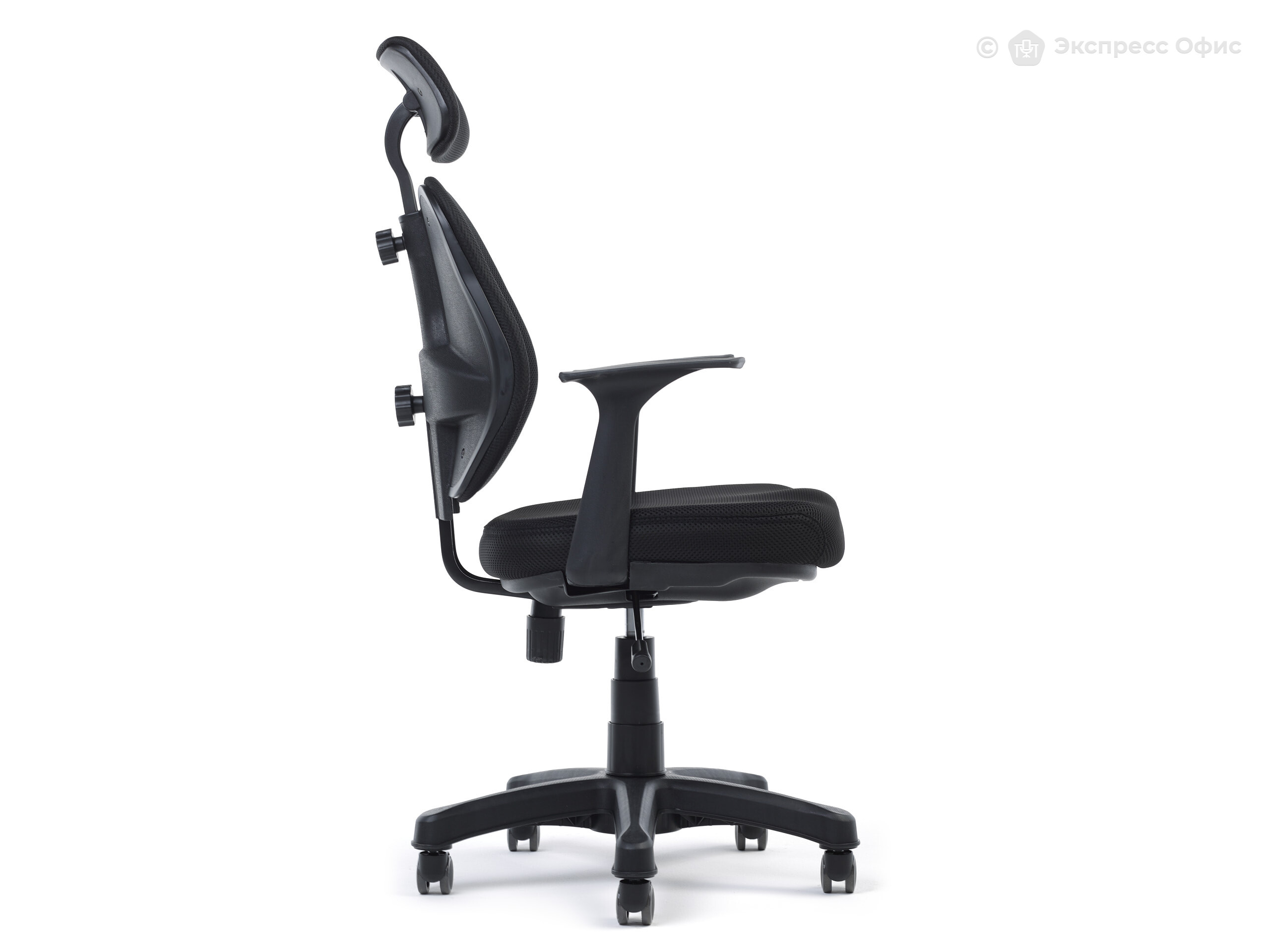 Купить ортопедическое кресло Synif Duo Gini Ткань True Black (черная) в ...