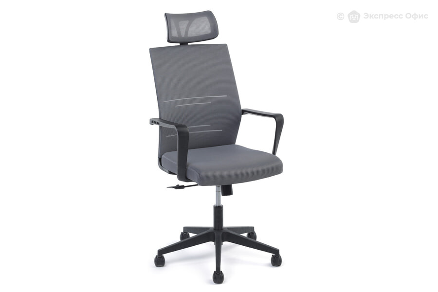  Кресло для руководителя Like RCH A818 Сетка серая - фото товара 1 из 3