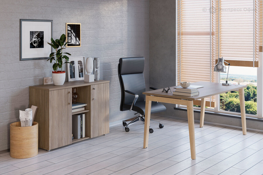 Кабинет руководителя Onix Wood Direct Дуб Аризона/Дуб светлый - фото товара 1 из 3
