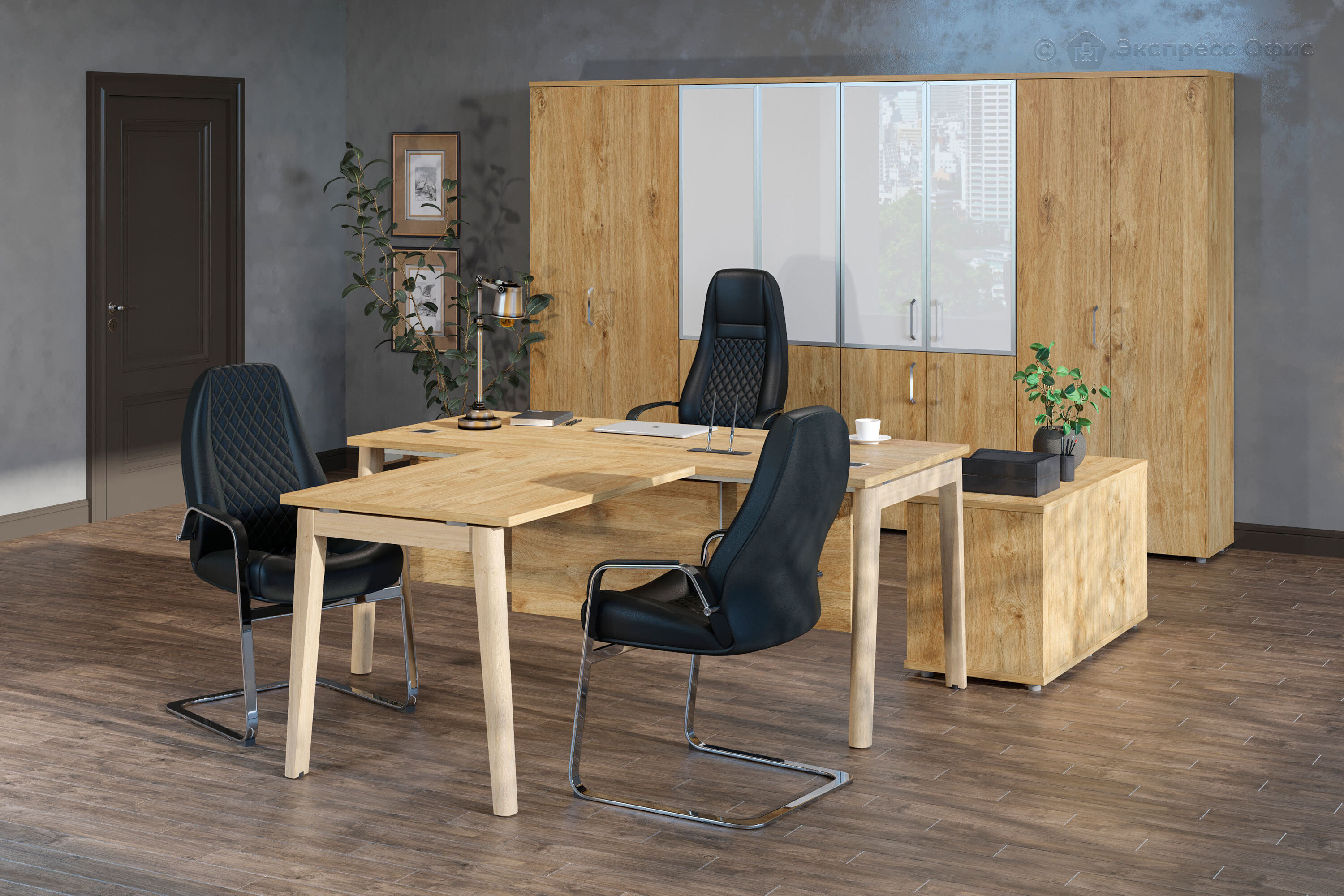 Onix Wood Direct Тиквуд светлый/Дуб светлый