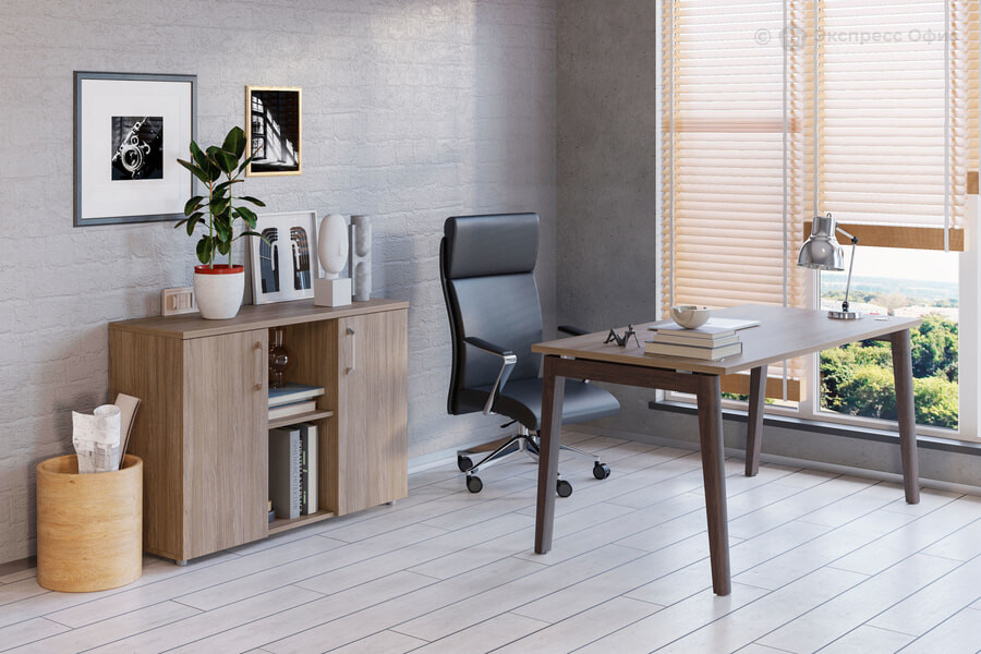 Кабинет руководителя Onix Wood Direct Дуб Аризона/Дуб темный - фото товара 1 из 3