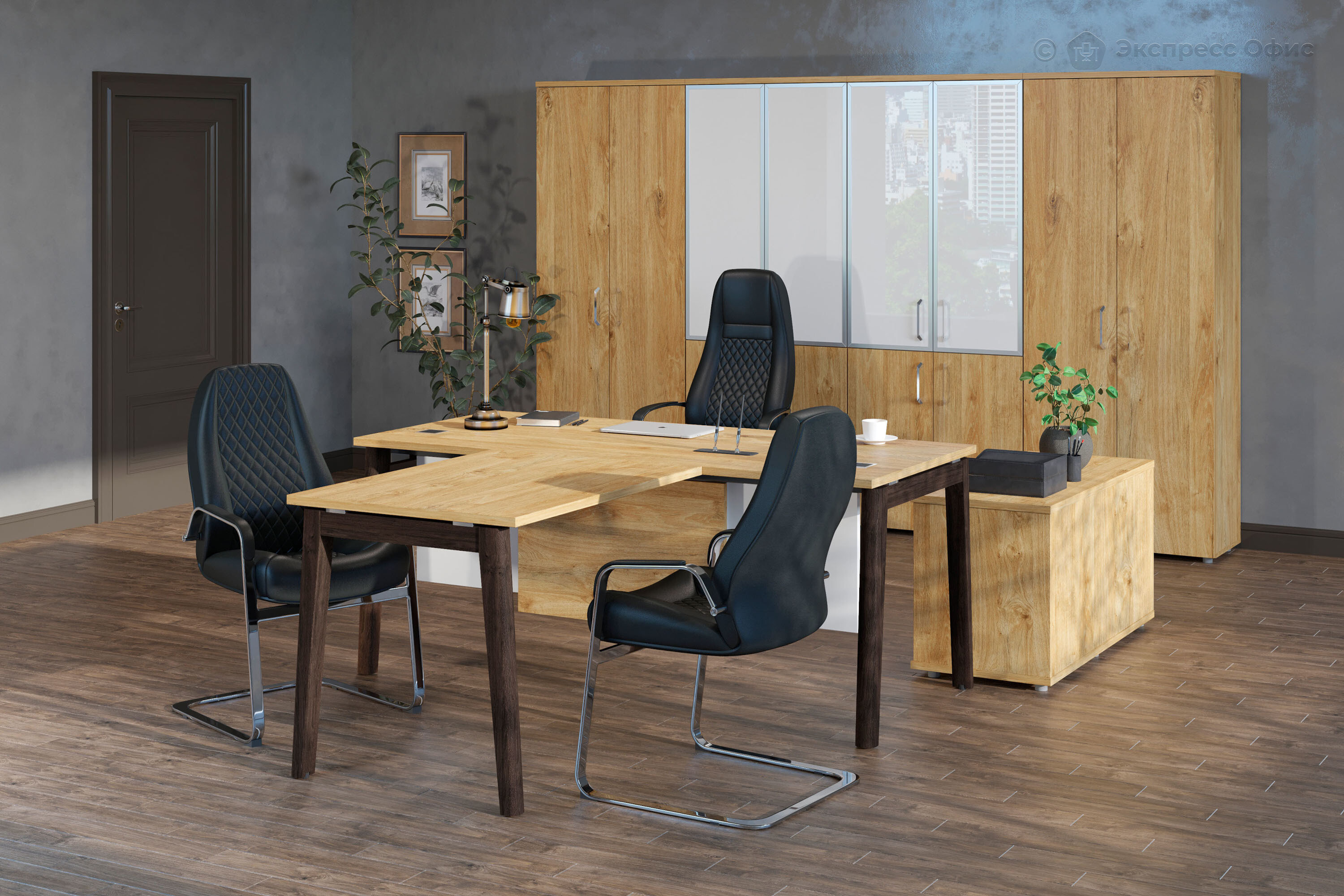 Onix Wood Direct Тиквуд светлый/Дуб светлый