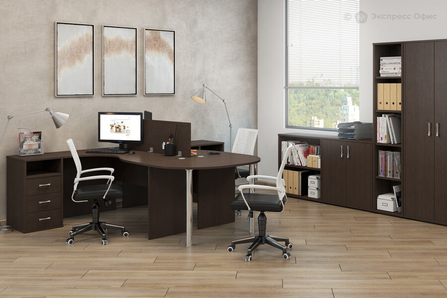 Офисная мебель для персонала Trend Дуб темный - фото товара 3 из 9