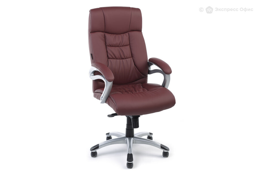  Кресло для руководителя George 2108Н Экокожа бордо - фото товара 1 из 3