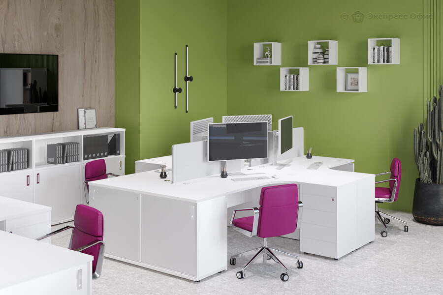 Офисная мебель для персонала Onix Белый бриллиант - фото товара 1 из 3