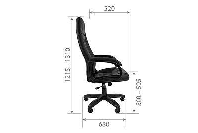 Кресло для руководителя Chairman 950 LT - фото товара 5 из 7