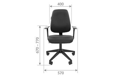 Кресло офисное Chairman 661 - фото товара 2 из 5