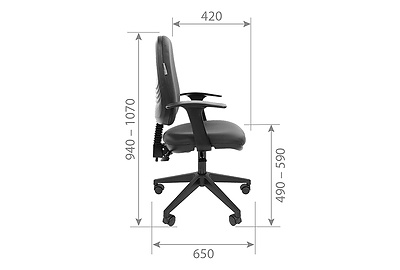Кресло офисное Chairman 661 - фото товара 3 из 5