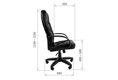 Кресло для руководителя Chairman 416 эко - фото товара 5 из 6