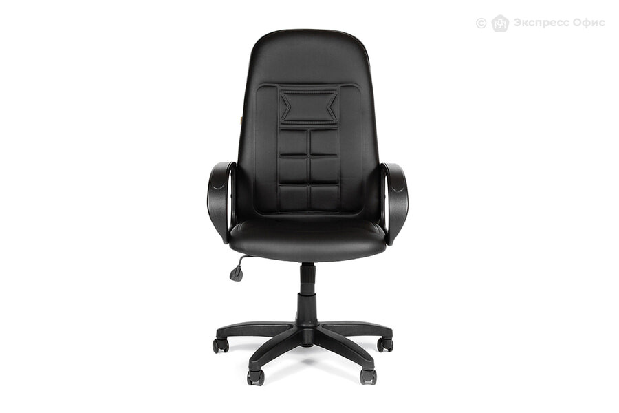  Кресло для руководителя Chairman 727 Экокожа Terra 118 (черная) - фото товара 2 из 3