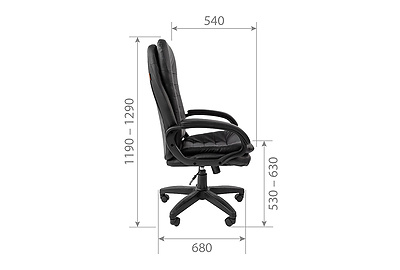 Кресло для руководителя Chairman 795 LT - фото товара 5 из 6