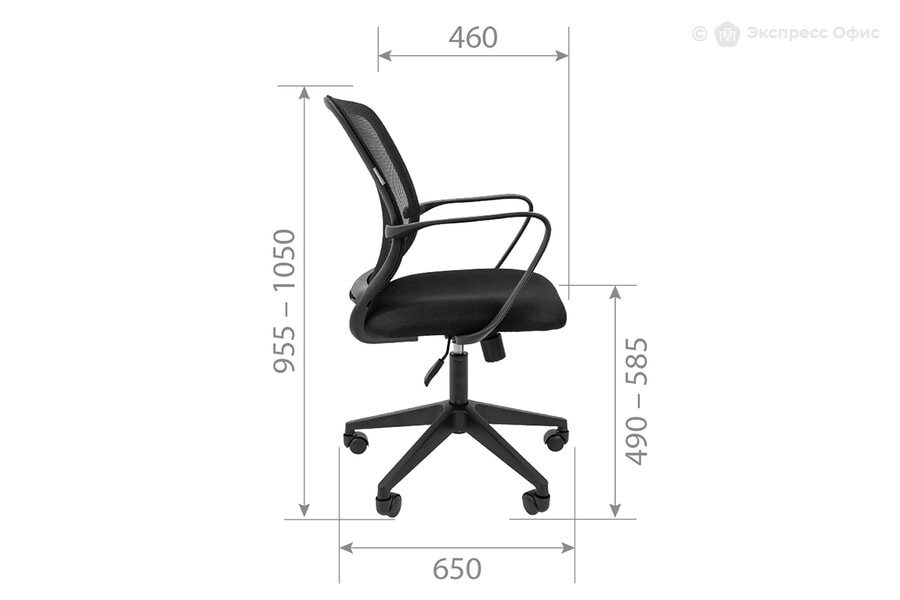 Кресло офисное Chairman 698 - фото товара 3 из 5