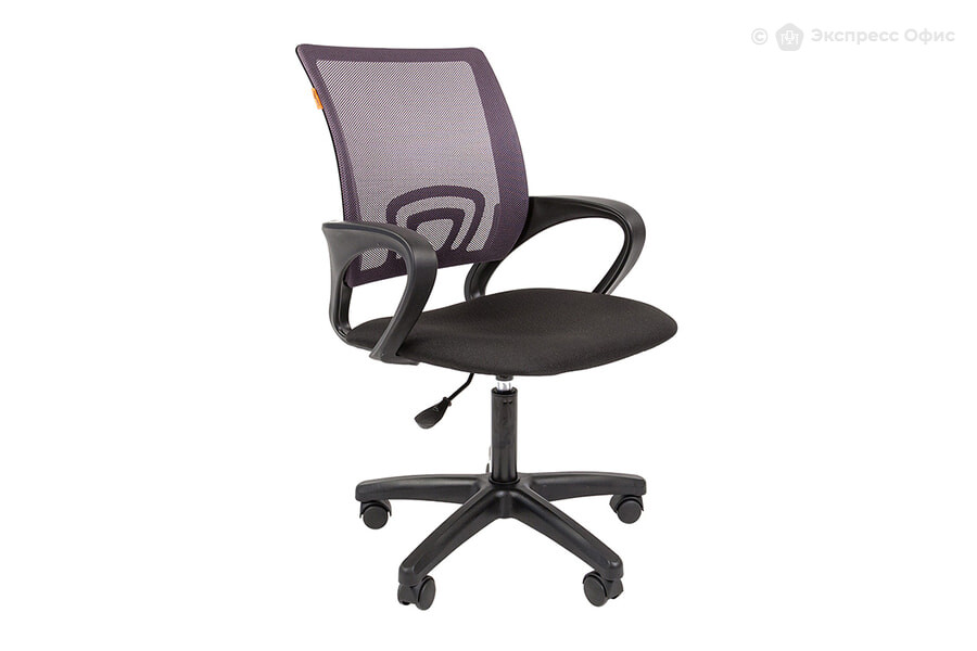  Кресло офисное Chairman 696 LT Ткань черная/Сетка серая TW-04 - фото товара 1 из 3