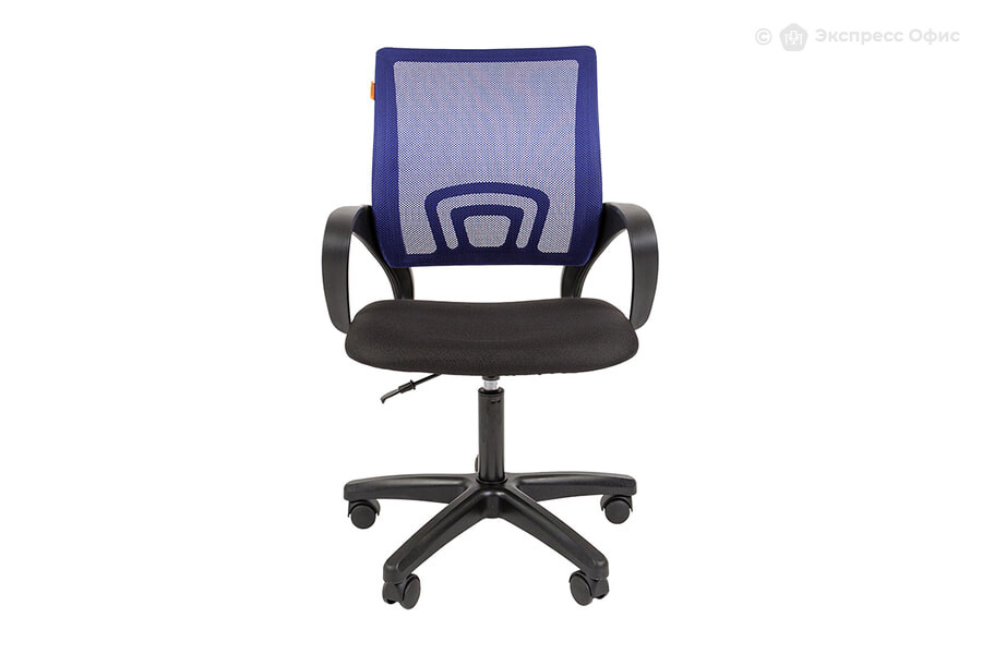  Кресло офисное Chairman 696 LT Ткань черная/Сетка TW-05 (синяя) - фото товара 2 из 3