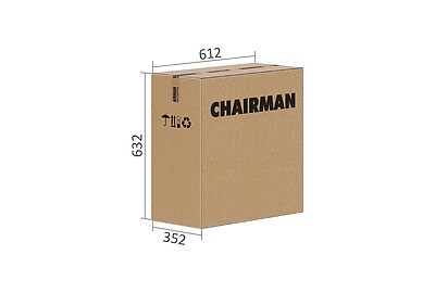 Кресло офисное Chairman 696 хром new - фото товара 6 из 8