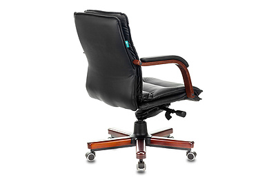 Кресло для руководителя Бюрократ T-9927WALNUT-LOW/BL - фото товара 4 из 7