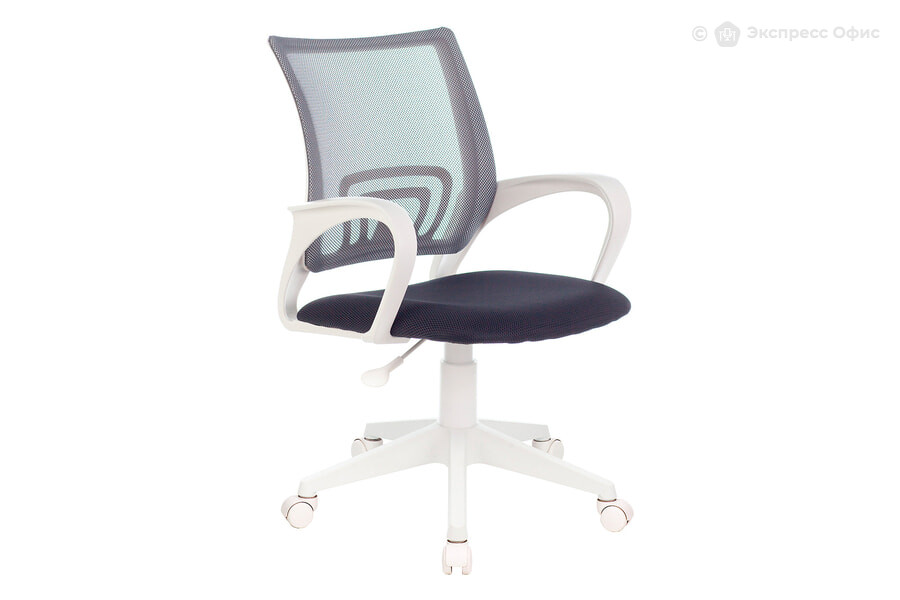  Кресло офисное Бюрократ CH-W695NLT/DG/TW-12 Ткань TW-12 (серая)/Сетка серая TW-04 - фото товара 1 из 3