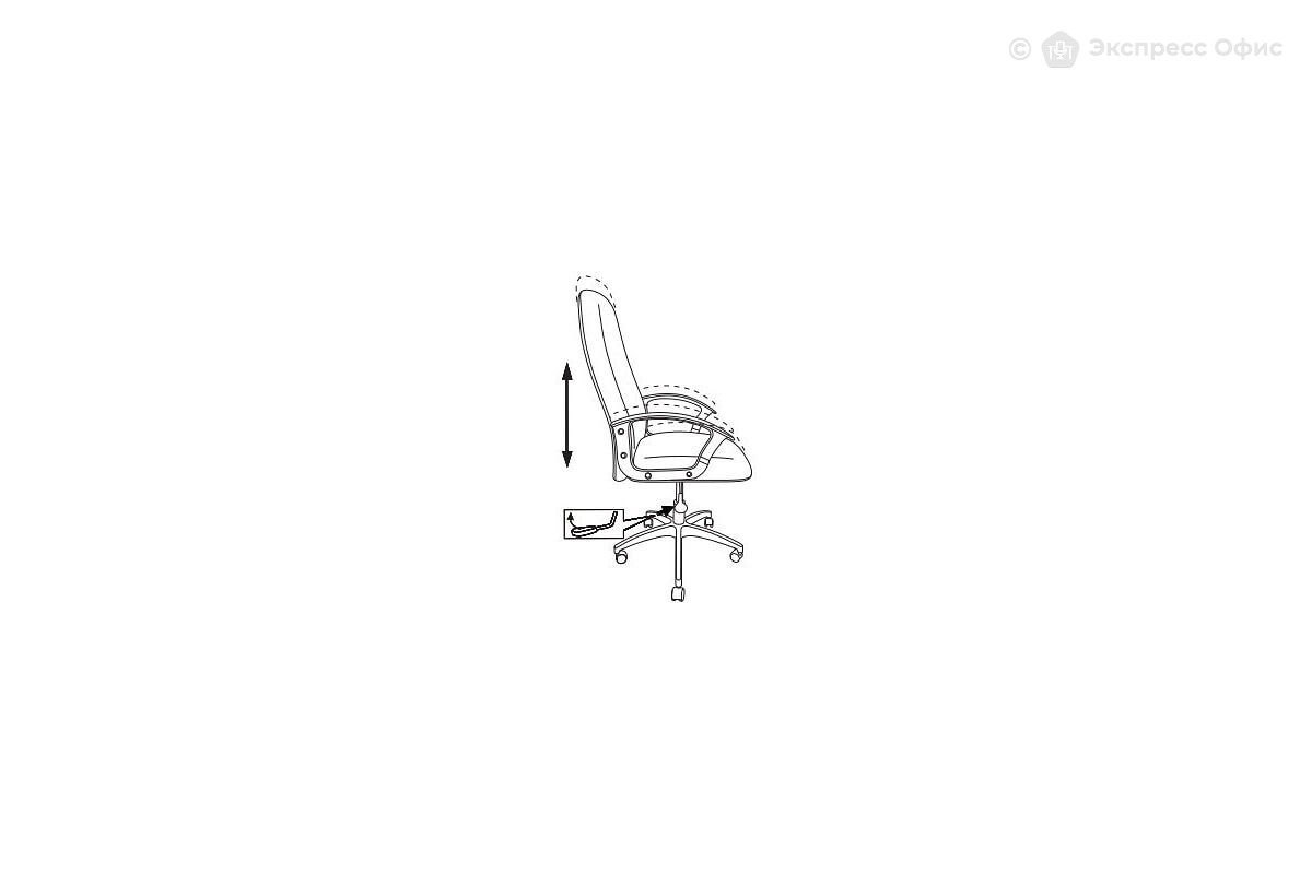 Кресло для руководителя Бюрократ CH-808LT/#G - фото товара 5 из 8