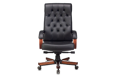 Кресло для руководителя Бюрократ T-9928WALNUT/BLACK - фото товара 2 из 10