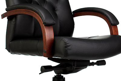 Кресло для руководителя Бюрократ T-9928WALNUT/BLACK - фото товара 7 из 10
