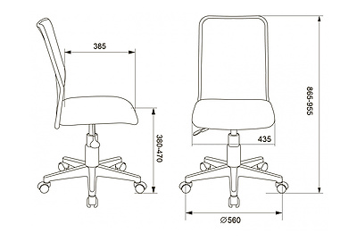 Кресло компьютерное детское Бюрократ KD-9/WH/TW-13A - фото товара 5 из 8