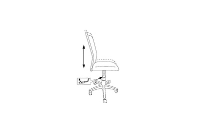 Кресло компьютерное детское Бюрократ KD-9/WH/TW-13A - фото товара 6 из 8