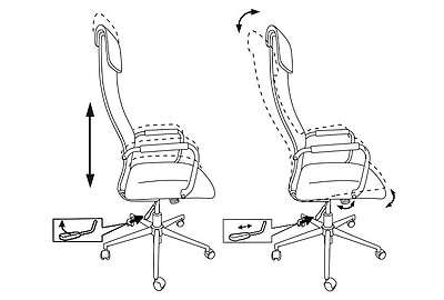 Кресло для руководителя Бюрократ KB-9N/ECO/OR-12 - фото товара 5 из 7