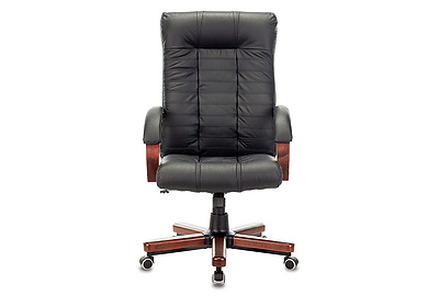 Кресло для руководителя Бюрократ KB-10WALNUT/B/LEATH - фото товара 2 из 7