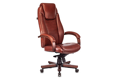 Кресло для руководителя Бюрократ T-9923WALNUT/CHOK - фото товара 1 из 7
