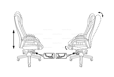 Кресло для руководителя Бюрократ T-9923WALNUT/CHOK - фото товара 5 из 7