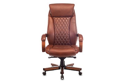 Кресло для руководителя Бюрократ T-9924WALNUT/CHOK - фото товара 2 из 7