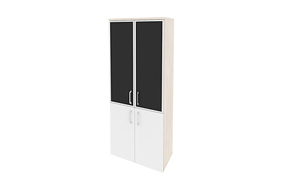Шкаф для документов высокий широкий Onix O.ST-1.2R black - фото товара 1 из 4