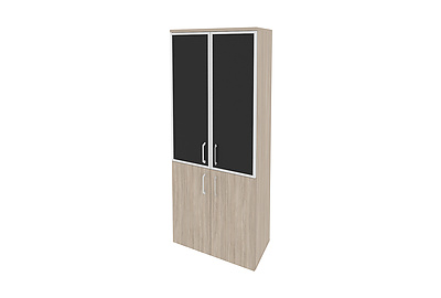 Шкаф для документов высокий широкий Onix O.ST-1.2R black - фото товара 1 из 3