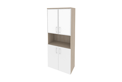Шкаф для документов высокий широкий Onix O.ST-1.4R white - фото товара 1 из 4