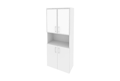 Шкаф для документов высокий широкий Onix O.ST-1.4R white - фото товара 1 из 3