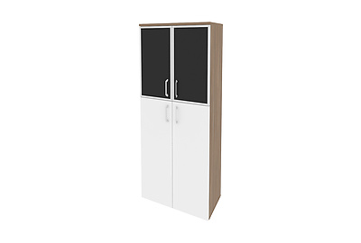Шкаф для документов высокий широкий Onix O.ST-1.7R black - фото товара 1 из 4