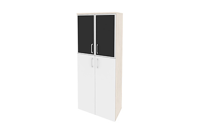 Шкаф для документов высокий широкий Onix O.ST-1.7R black - фото товара 1 из 4