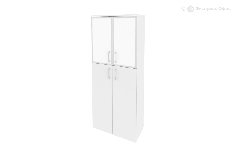  Шкаф для документов высокий широкий Onix O.ST-1.7R white Белый бриллиант - фото товара 1 из 3